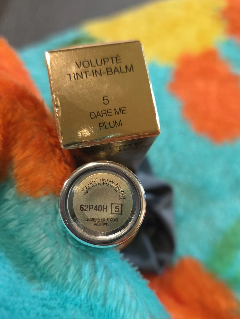 Yves Saint Laurent YSL Volupté Tint-in-Balm 5 Dare Me Plum NIB